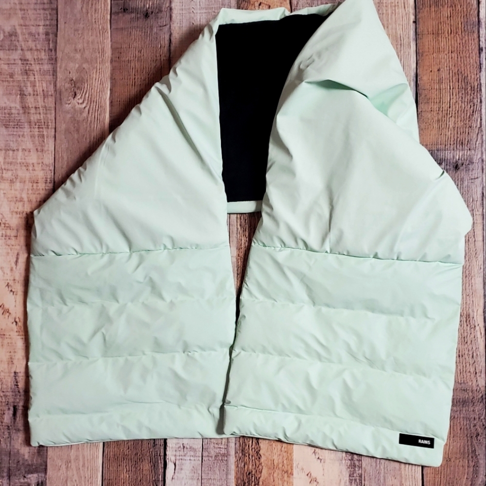 Rains Loop Puffer Scarf Mineral NWT!